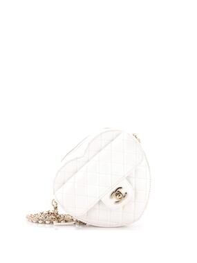 Chanel Cc In Love Heart Bag Quilted #256617C49B